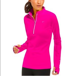 Nike Running Dri Fit Quarter Zip Size M